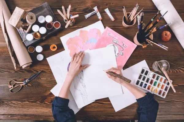 sketching to improve your mood
