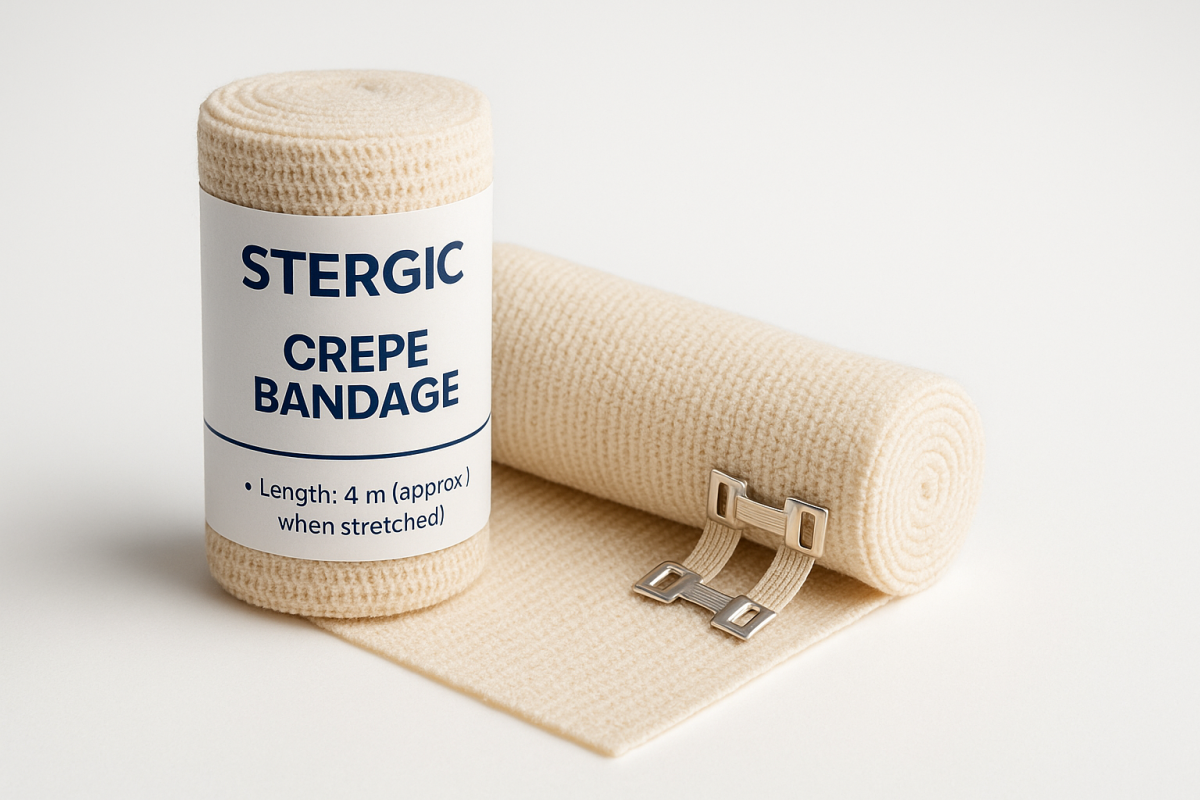 Crepe Bandage Aids In Muscular Compression And Recovery Support Crepe Bandage Aids In Muscular Compression And Recovery Support by vkboos