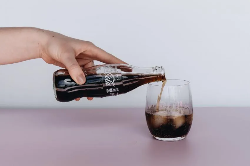 Coca Cola Coca cola being poured