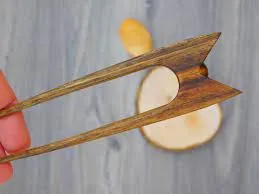 Wooden Cat Hairpin Wooden Cat Hairpin