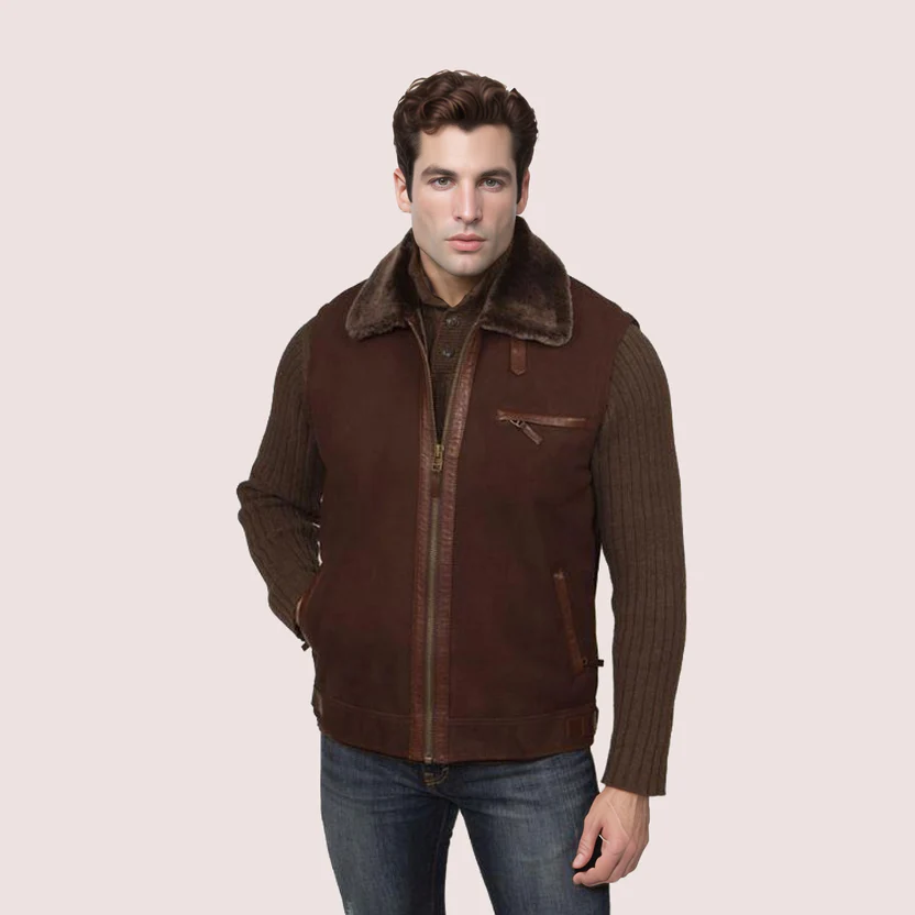How A Shearling Vest For Men Adds Warmth, Comfort, And Timeless Style To Men's Outfits by Aston Leather