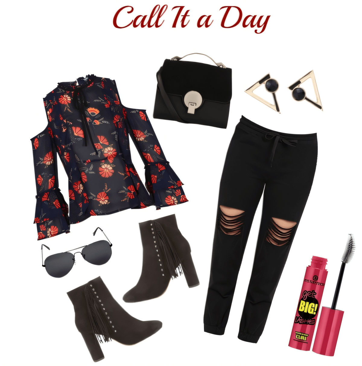 Edgy Florals & Leather: Where Romance Meets Rebellion by sanyakhurana25
