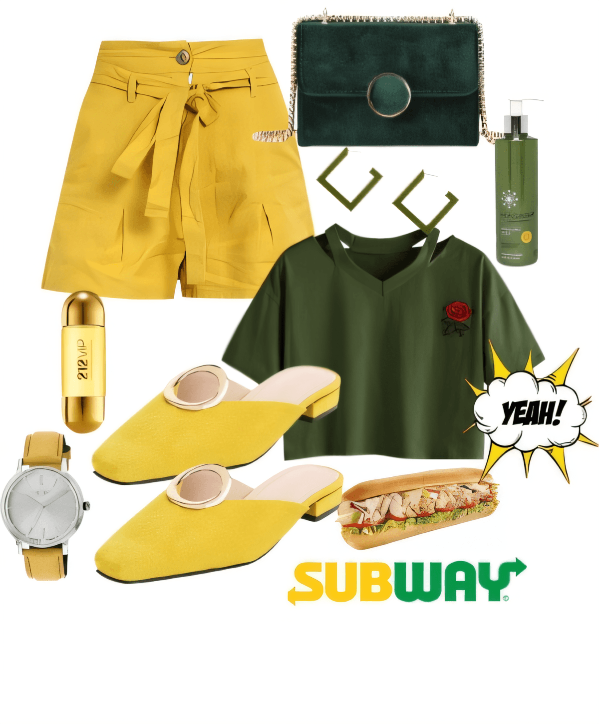 Subway-Inspired Sunny & Sage Street Style by Pragya Sharma