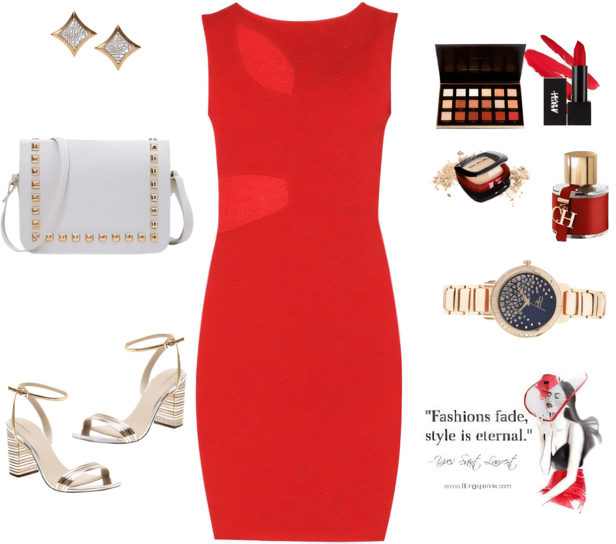 Red Hot Elegance: The Ultimate Power Dress Ensemble by Jagreeti Singh