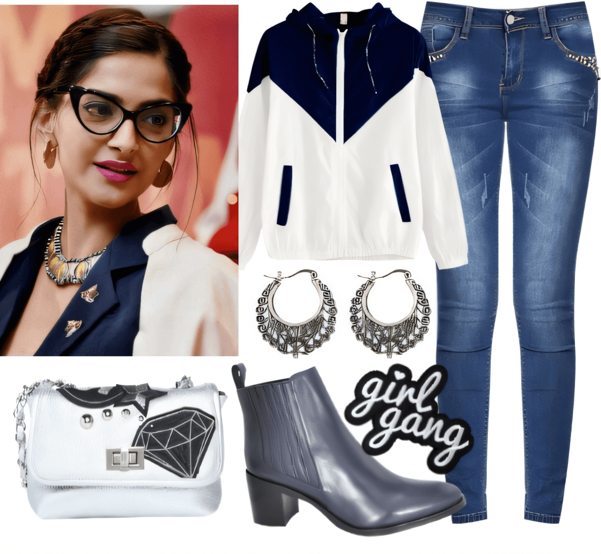 Urban Scholar Chic: Navy & White Color Block Dreams Urban Scholar Chic: Navy & White Color Block Dreams by radhika