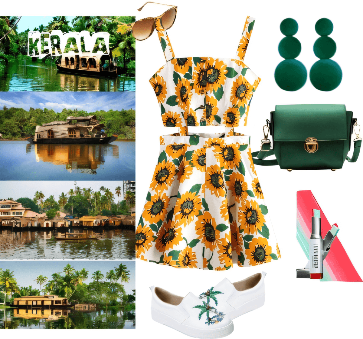 Kerala Backwaters Sunflower Dream: A Tropical Paradise Style Guide by Aman