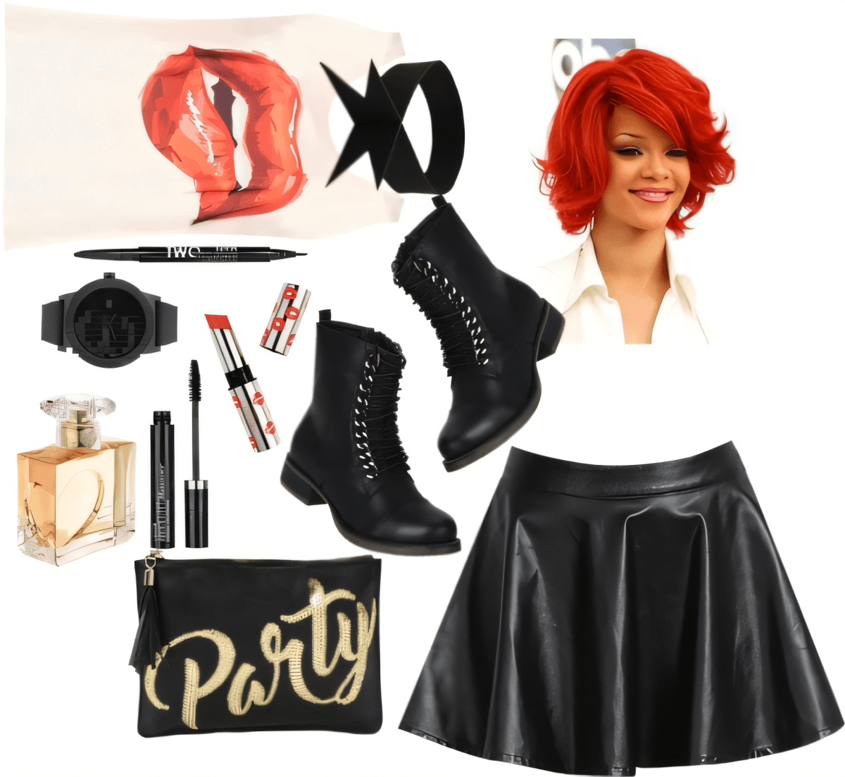 Red Hot Rockstar: Edgy Glam Party Look by Archika Popli