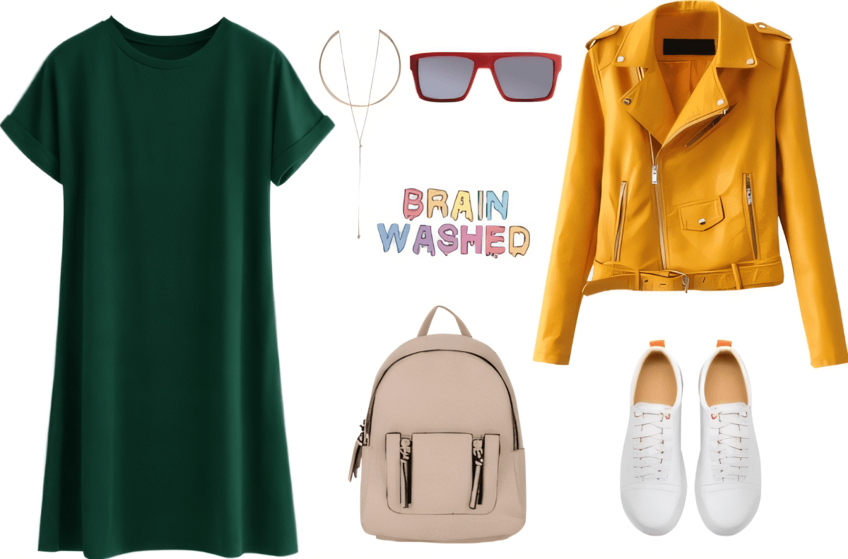 Urban Explorer's Paradise: Forest Green & Sunshine Yellow by Divya Rachel Daniel