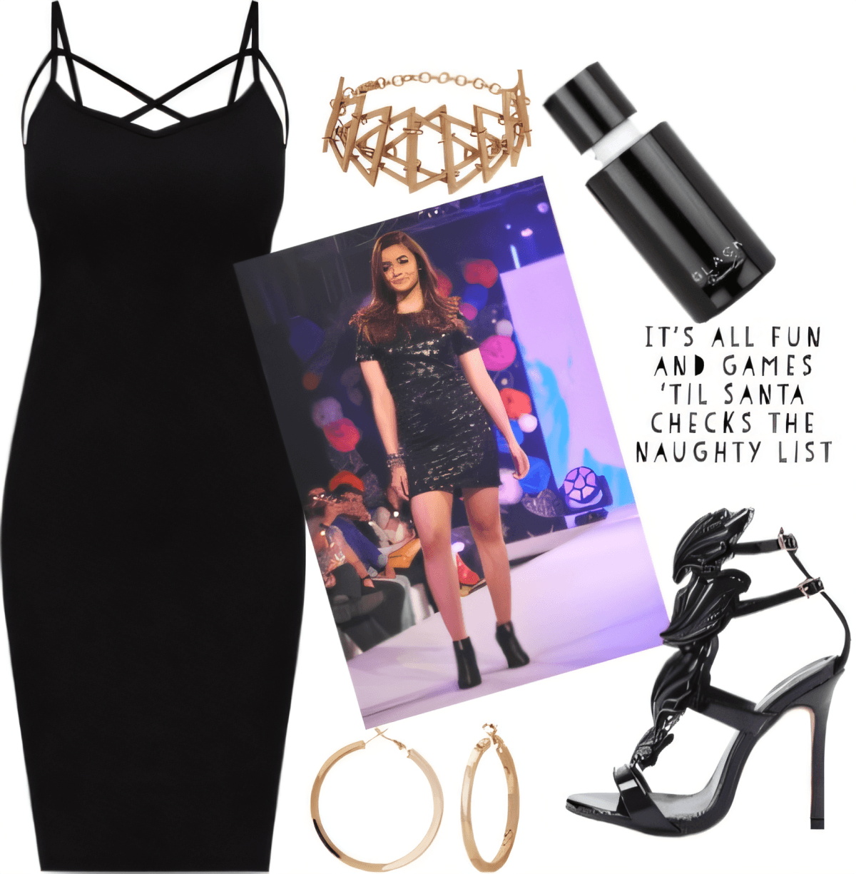 Midnight Siren: A Classic LBD with Edgy Accents Midnight Siren: A Classic LBD with Edgy Accents by Rubina Shaikh
