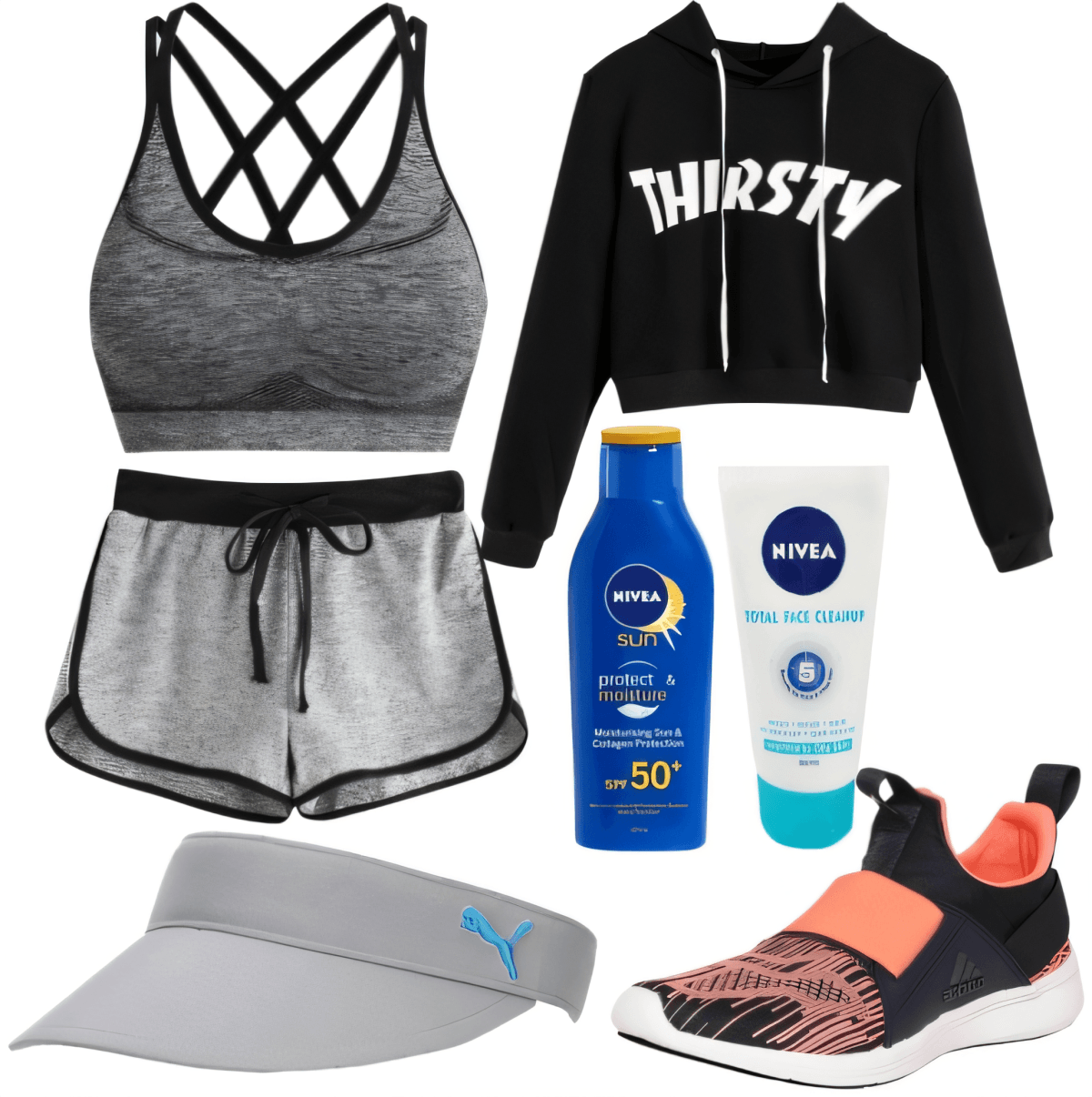 Sporty Sunset Runner: The Ultimate Athleisure Comfort Kit Sporty Sunset Runner: The Ultimate Athleisure Comfort Kit by Sana Jhnvi