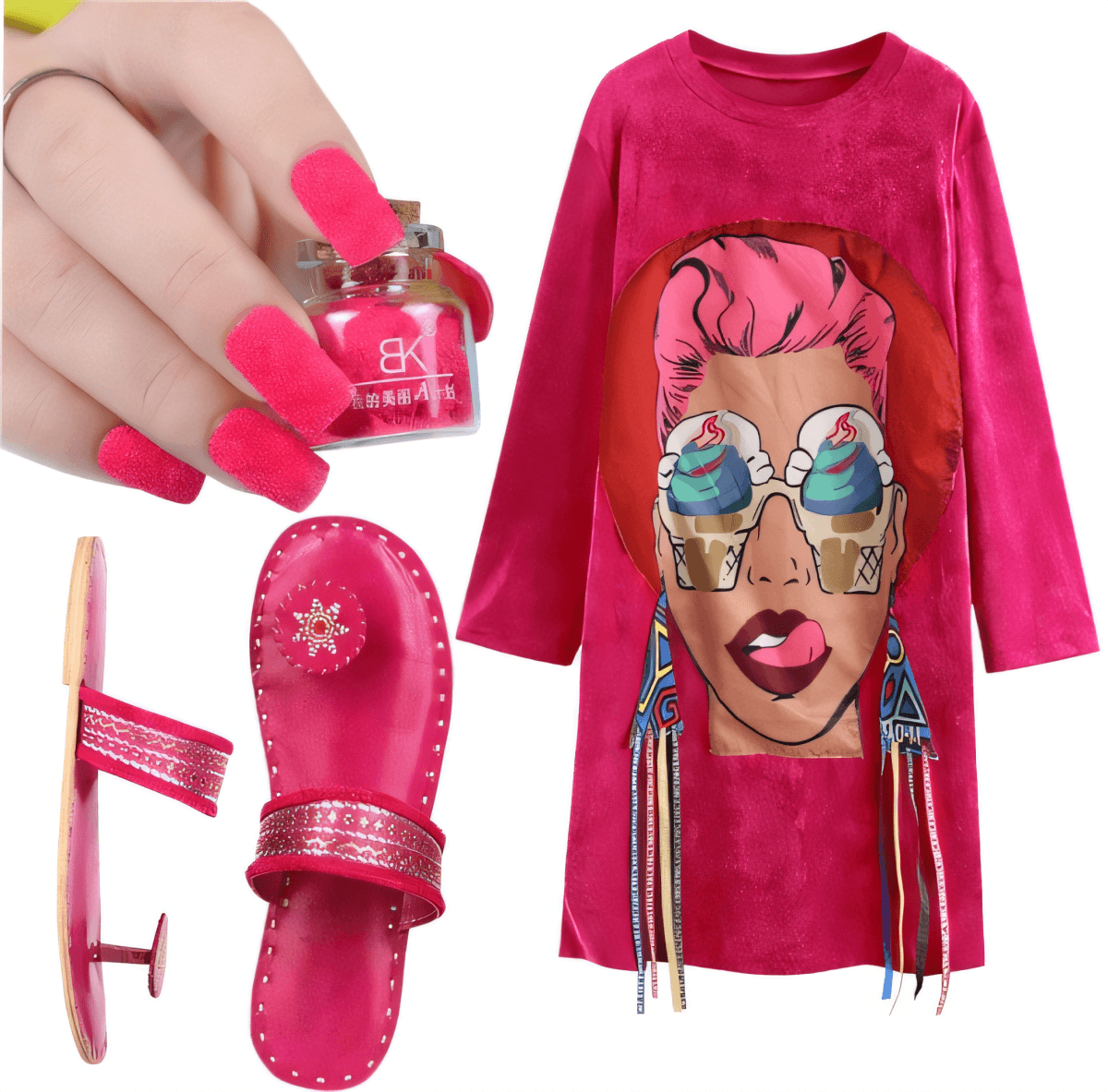 Pink Power: Ice Cream Dreams & Velvet Vibes Pink Power: Ice Cream Dreams & Velvet Vibes by Sana Jhnvi