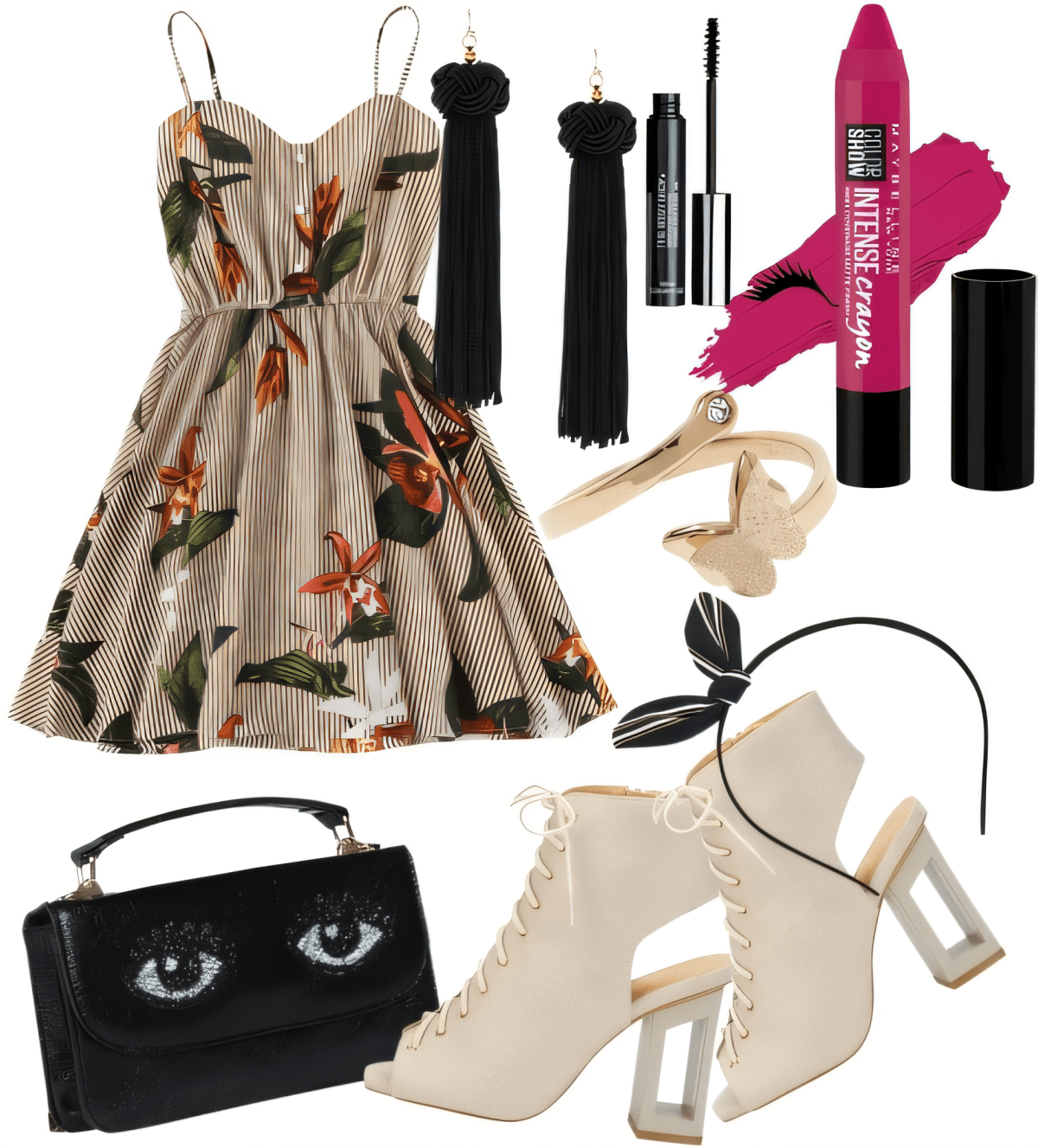 Botanical Bliss: A Retro-Romance Summer Soirée Look Botanical Bliss: A Retro-Romance Summer Soirée Look by Kriti garg