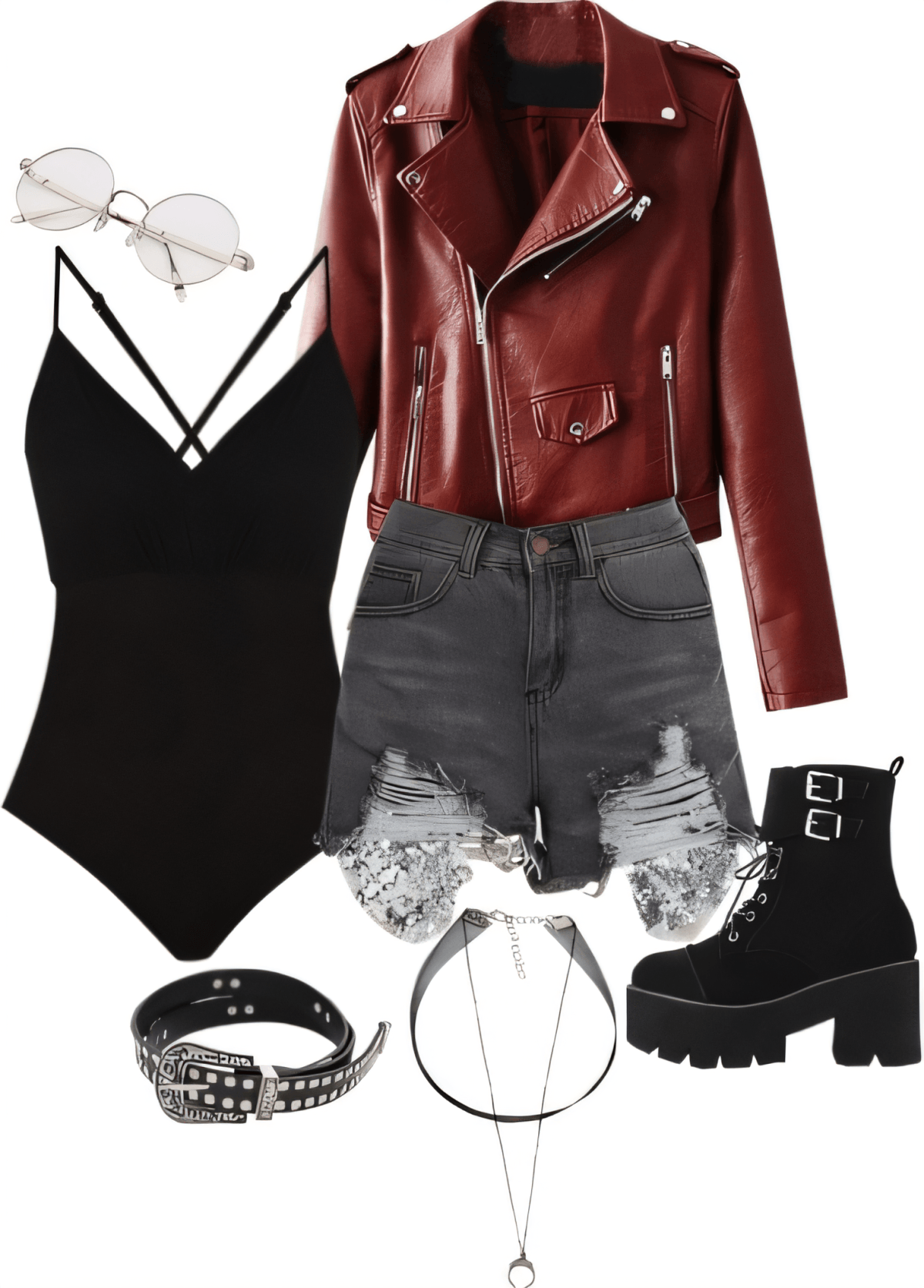 Rebel Romance: Edgy Leather Meets Urban Grunge Rebel Romance: Edgy Leather Meets Urban Grunge by Sneha Mudigonda