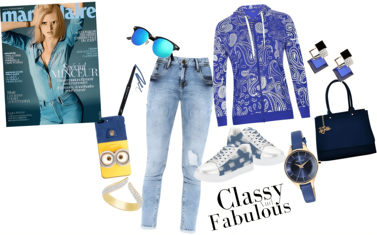 Blue Hour Brilliance: Minion-Meets-Modern Chic by Nisha Sharma