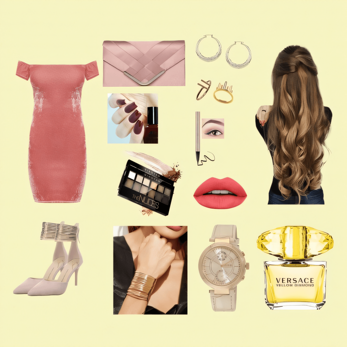 Romantic Rose Gold Glamour: A Night of Luxe Sophistication by Sanjana