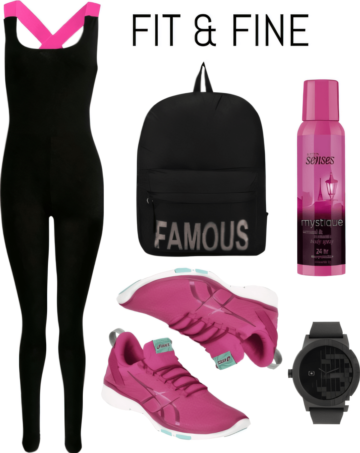 Power Pink Fitness Queen by sanyakhurana25