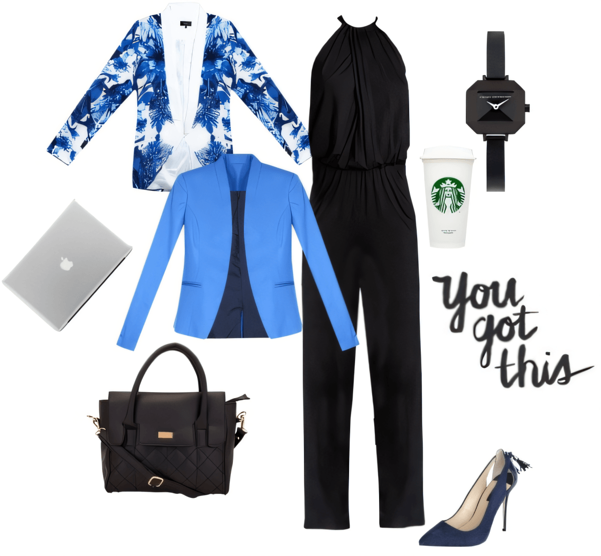Power Play in Blue & Black: The Executive Edge Collection by Akancha Jain