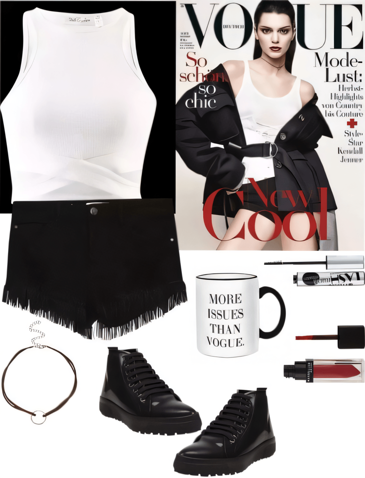 Edgy Monochrome Maven: The Urban Rebel's Comfort Zone by Cheryl Dsouza