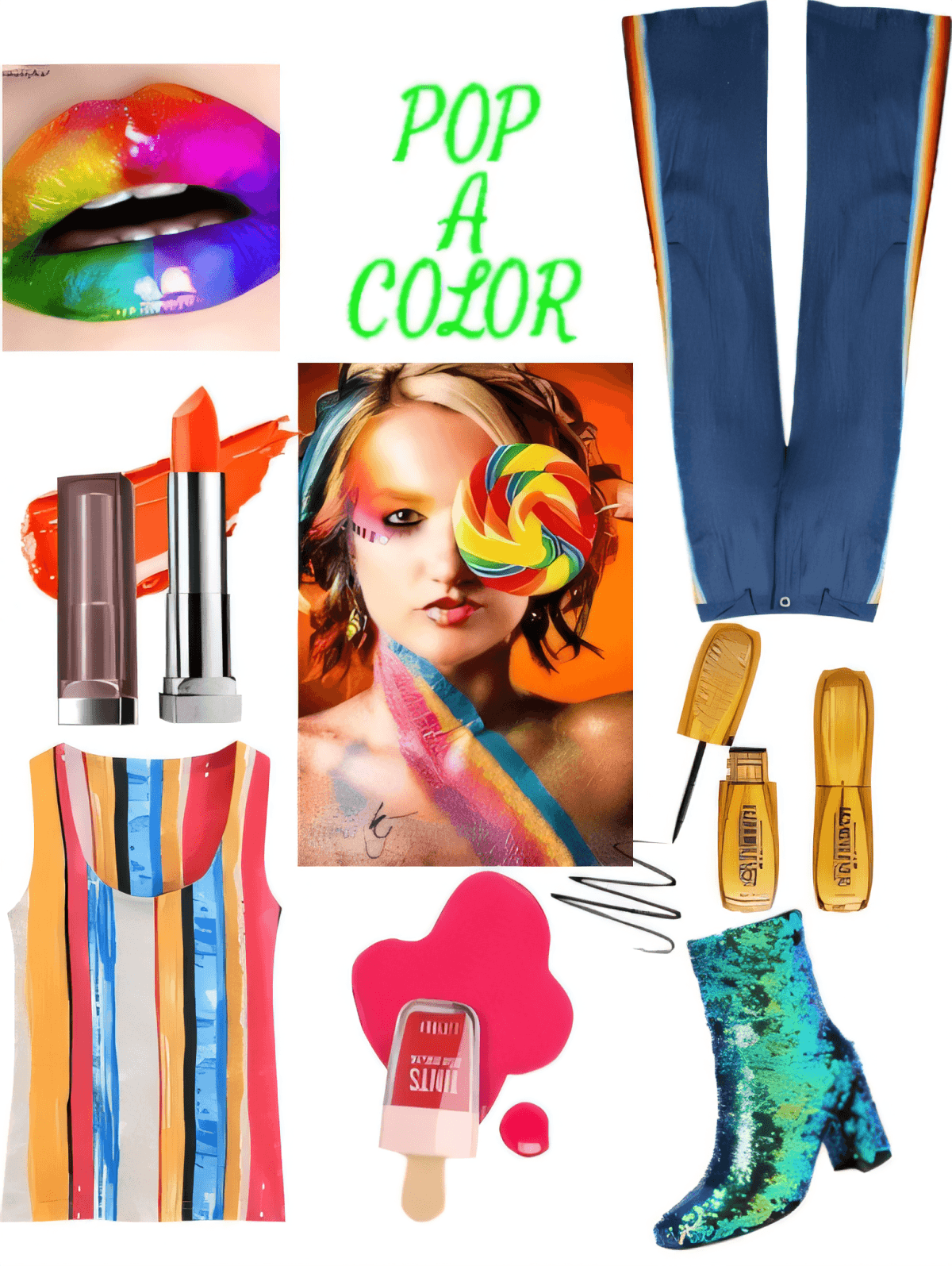 Rainbow Pop: A Kaleidoscope of Bold Fashion Rainbow Pop: A Kaleidoscope of Bold Fashion by Miloni Jhaveri