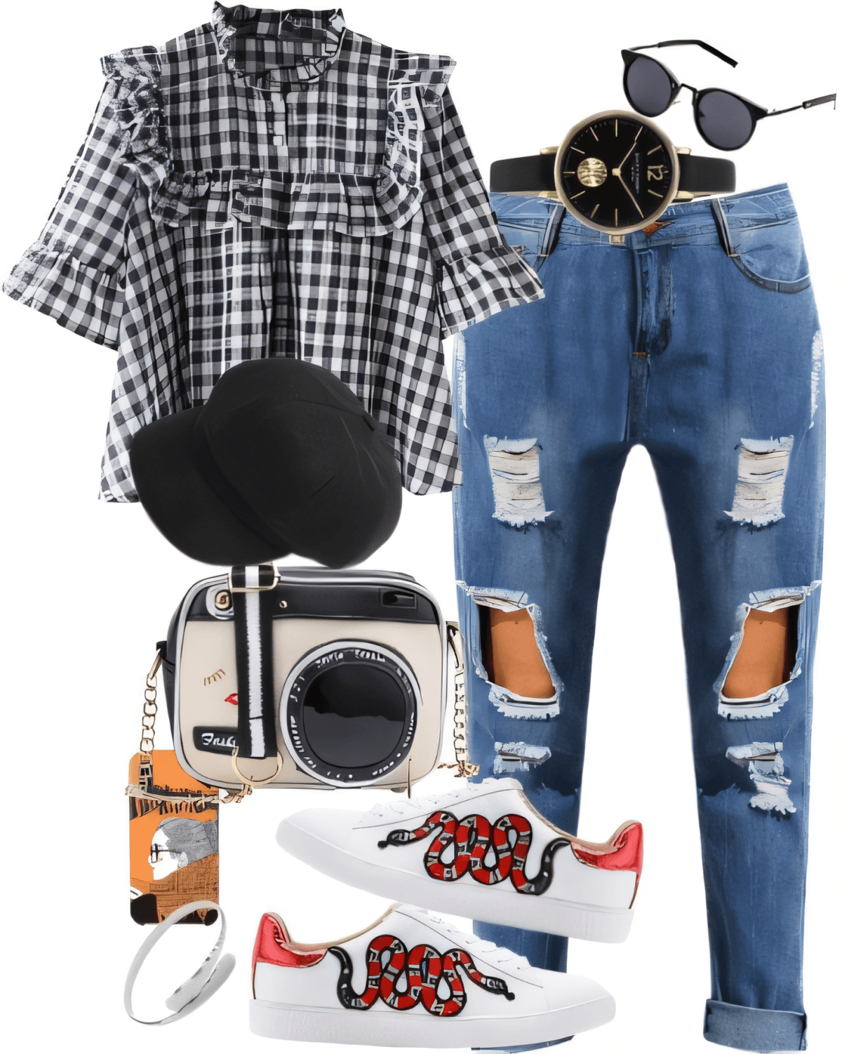 Urban Explorer's Gingham Dream by DEEPIKA