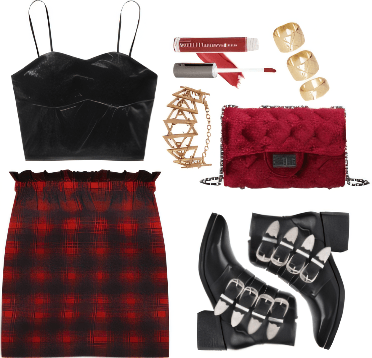 Rebel Romance: Grunge Glam Meets Gothic Grace by kritika