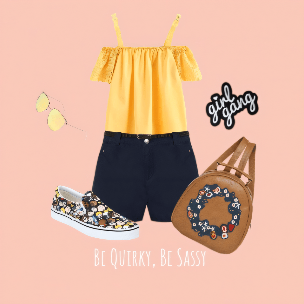 Sunshine & Sass: The Ultimate Summer Street-Style Combo by hindvi gadhari