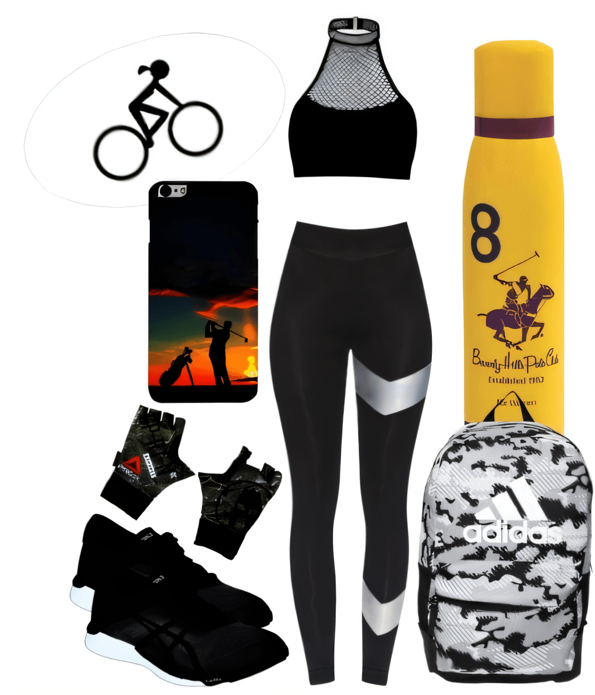 Urban Cyclist's Power Ensemble: Sporty Chic Meets Street Style by Megha Sagar