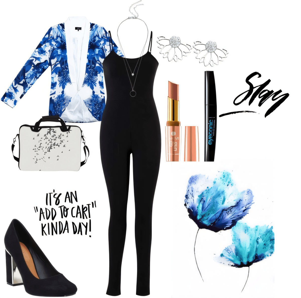 Blue Blooms & Black Magic: The Power Jumpsuit Edit by Akancha Jain