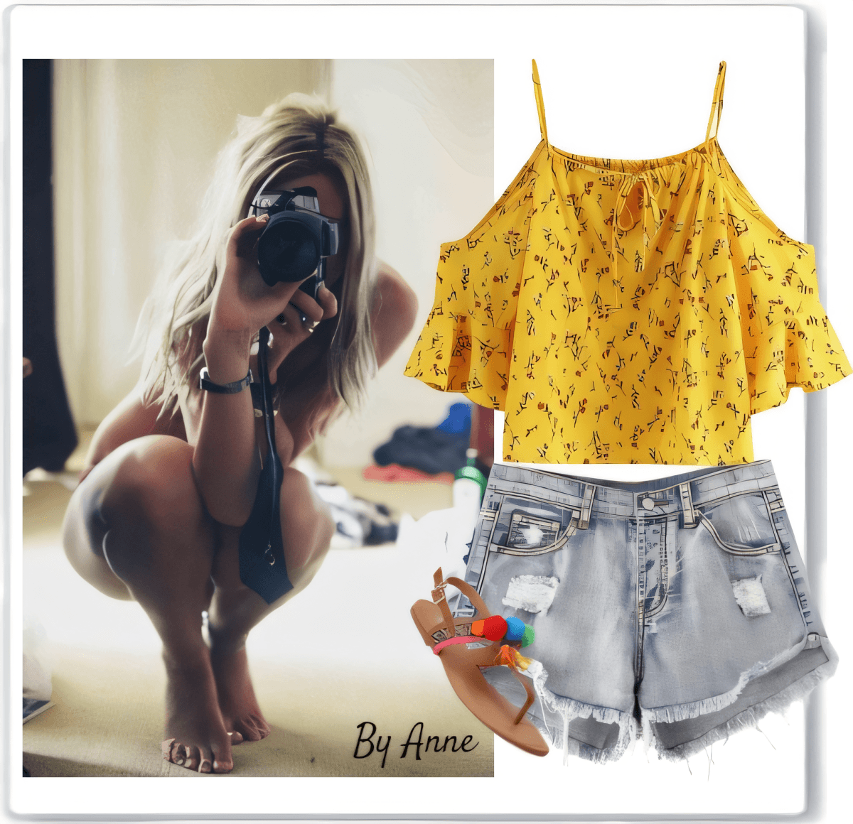 Sunshine & Denim Dreams: The Perfect Summer Flirt Outfit Sunshine & Denim Dreams: The Perfect Summer Flirt Outfit by Anne Melodies