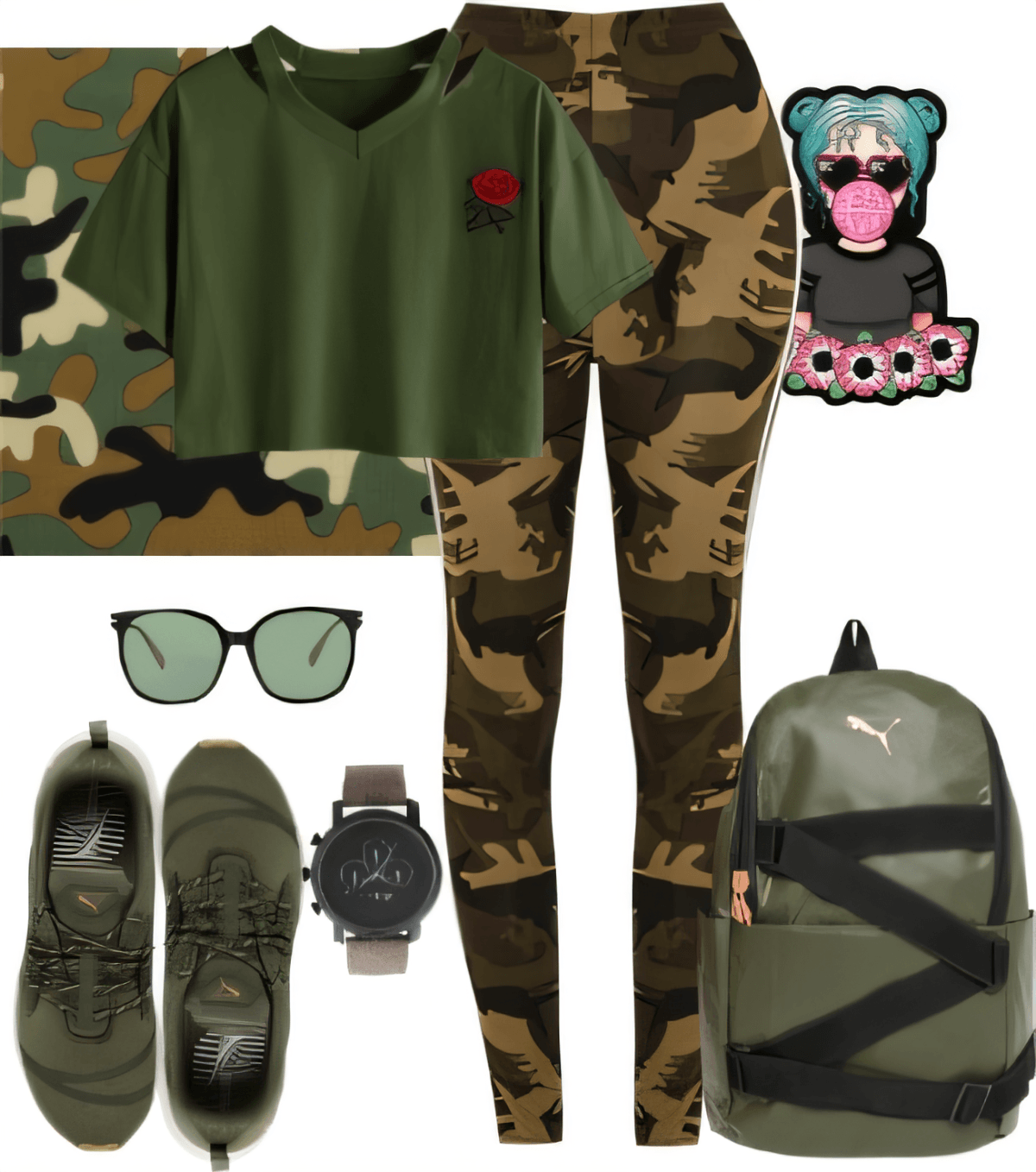 Urban Warrior: Camo Cool Meets Street Chic Urban Warrior: Camo Cool Meets Street Chic by Divisha Mall