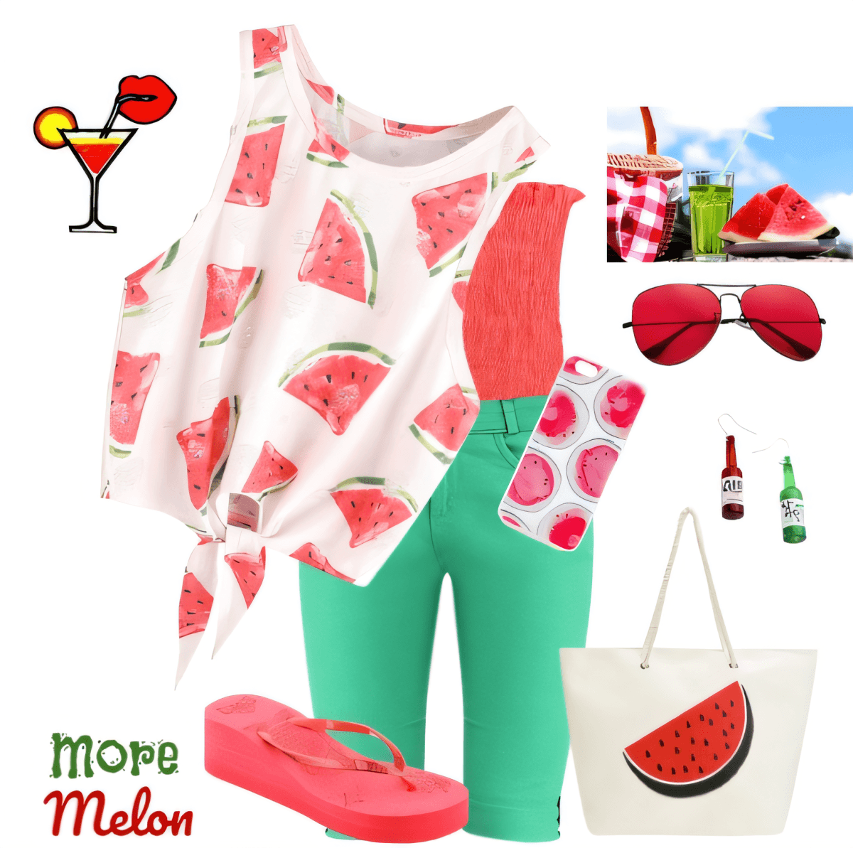 Watermelon Sugar Chic: A Picnic-Perfect Summer Ensemble Watermelon Sugar Chic: A Picnic-Perfect Summer Ensemble by SHIVANGI SHANDILYA