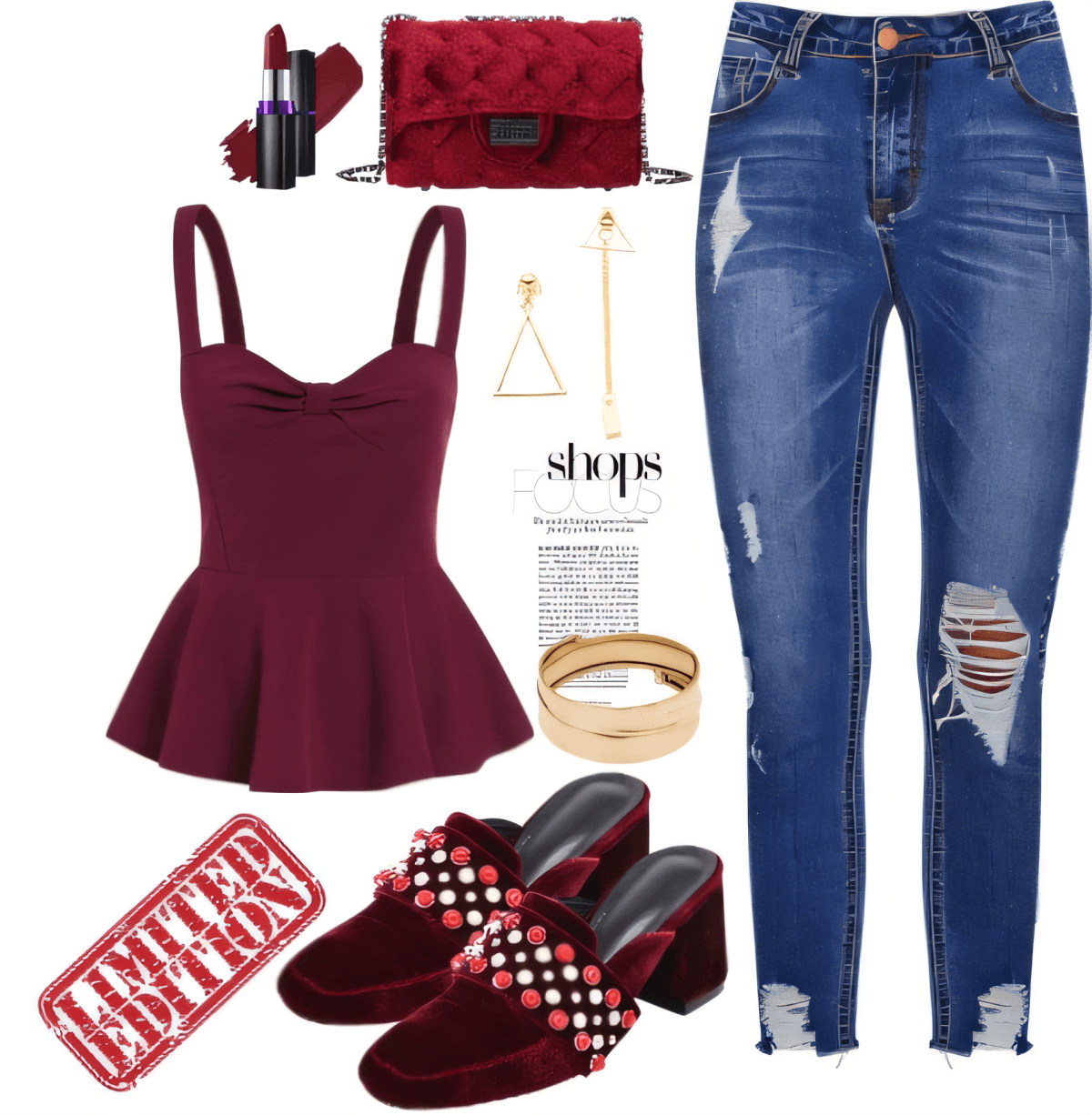 Burgundy Charm Meets Urban Edge: A Perfect Day-to-Night Romance by Rubina Shaikh