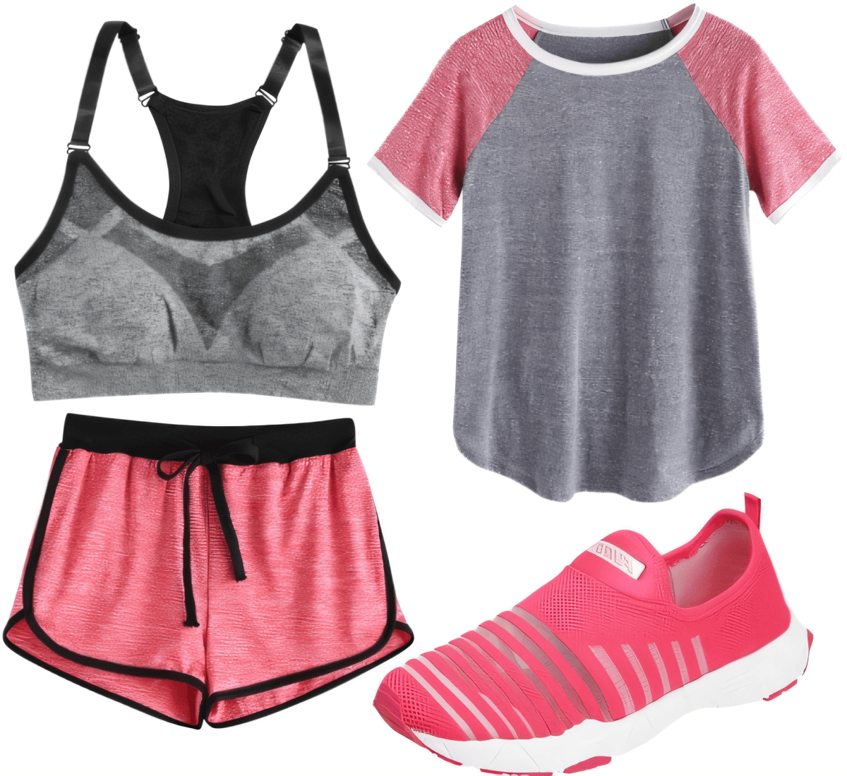 Pretty in Pink Athletic Luxe: Your Perfect Sporty-Chic Ensemble Pretty in Pink Athletic Luxe: Your Perfect Sporty-Chic Ensemble by Sana Jhnvi