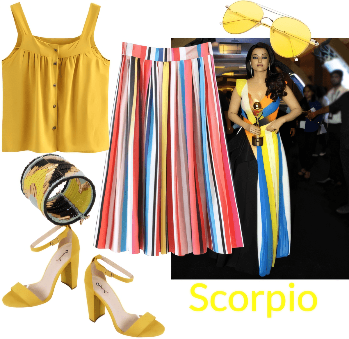 Sunshine Stripes: A Bold Scorpio Summer Statement by Jagreeti Singh
