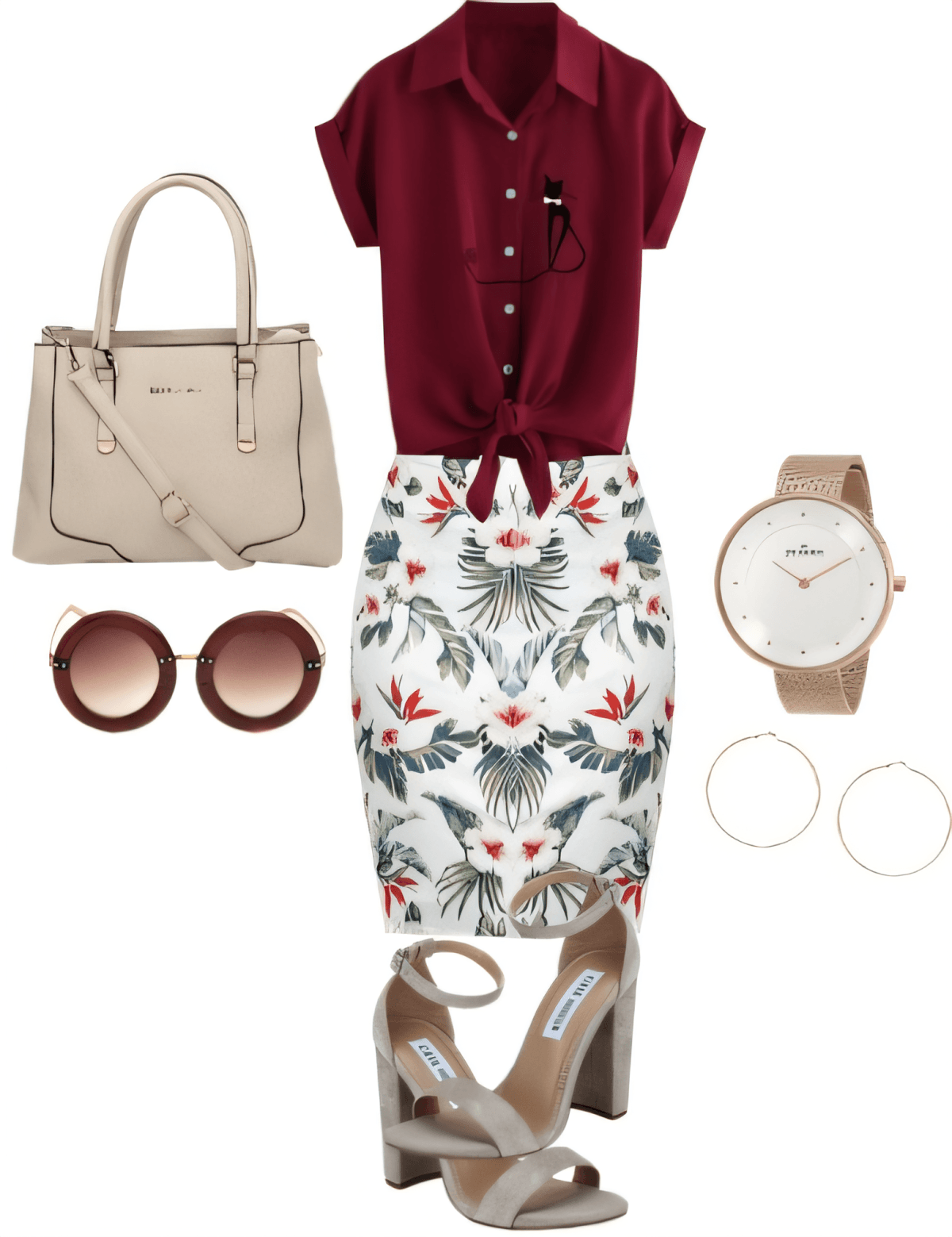 Blooming Burgundy: A Floral Fantasy for the Modern Sophisticate by Shweta Mehta