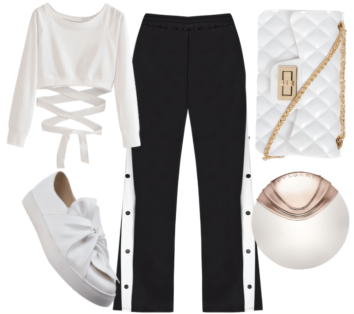 Modern Minimalist Magic: The White & Black Power Play by Miloni Jhaveri