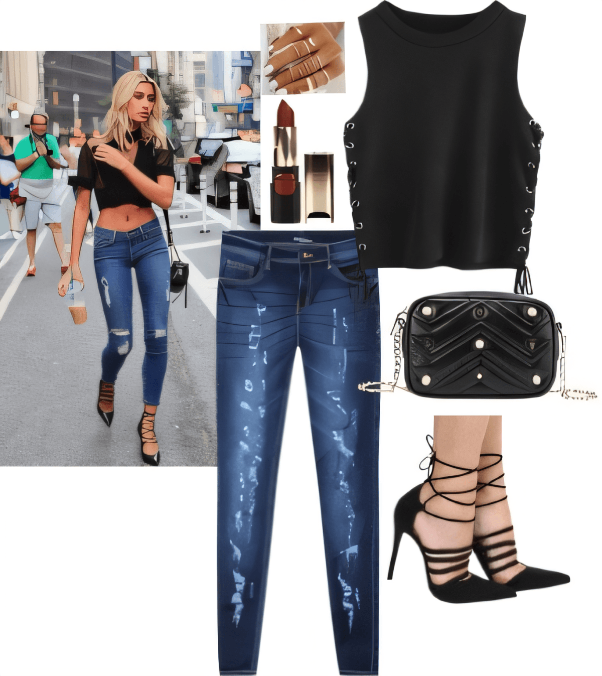 Edgy Elegance: The Ultimate Night-Out Showstopper by Lacas