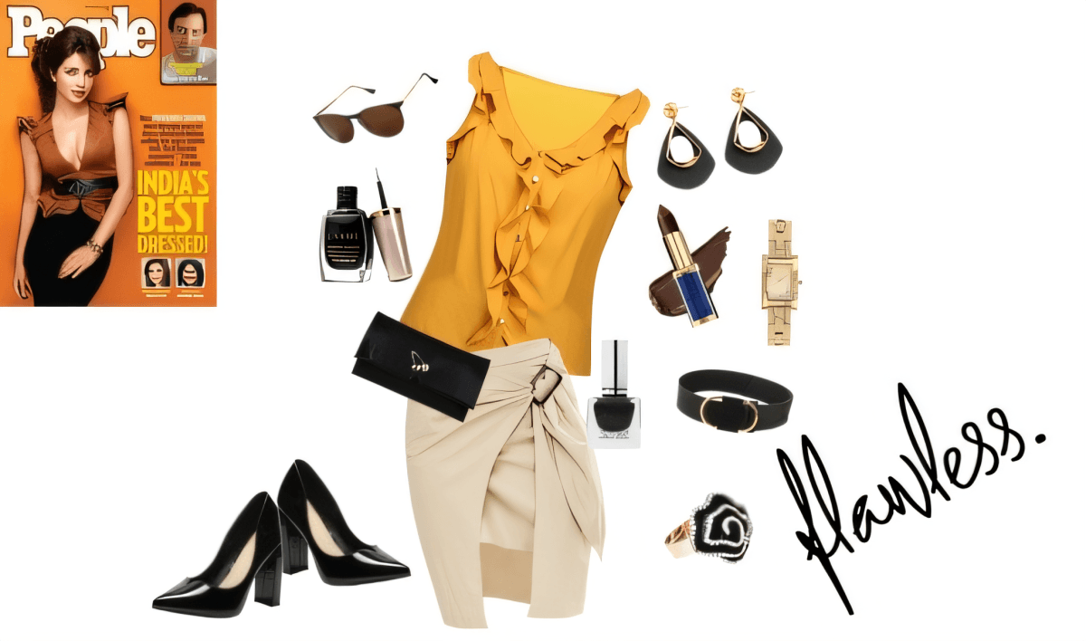 Sunshine & Sophistication: The Golden Hour Goddess Look by Nisha Sharma