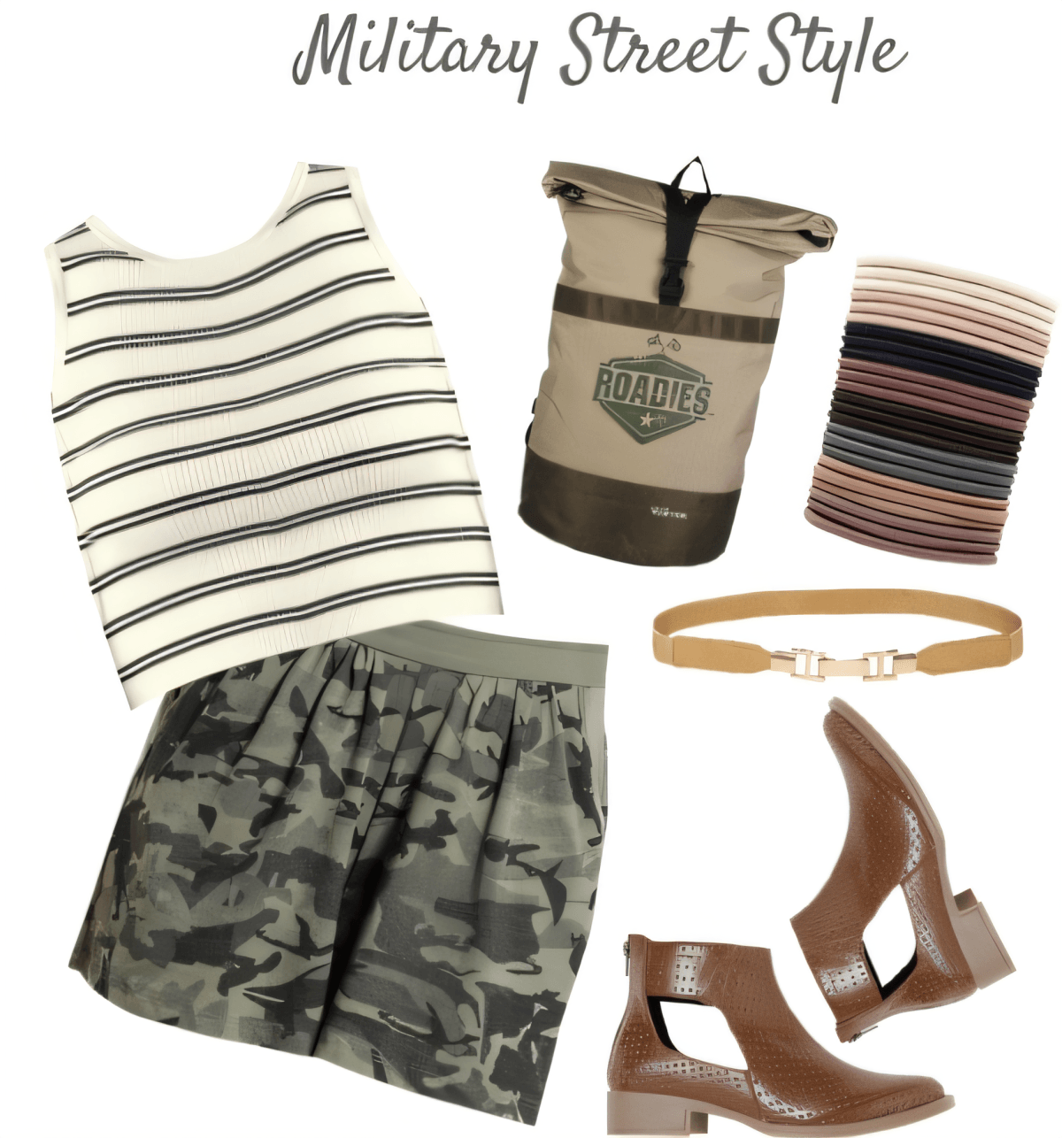 Urban Warrior: Military-Inspired Street Chic by sanyakhurana25