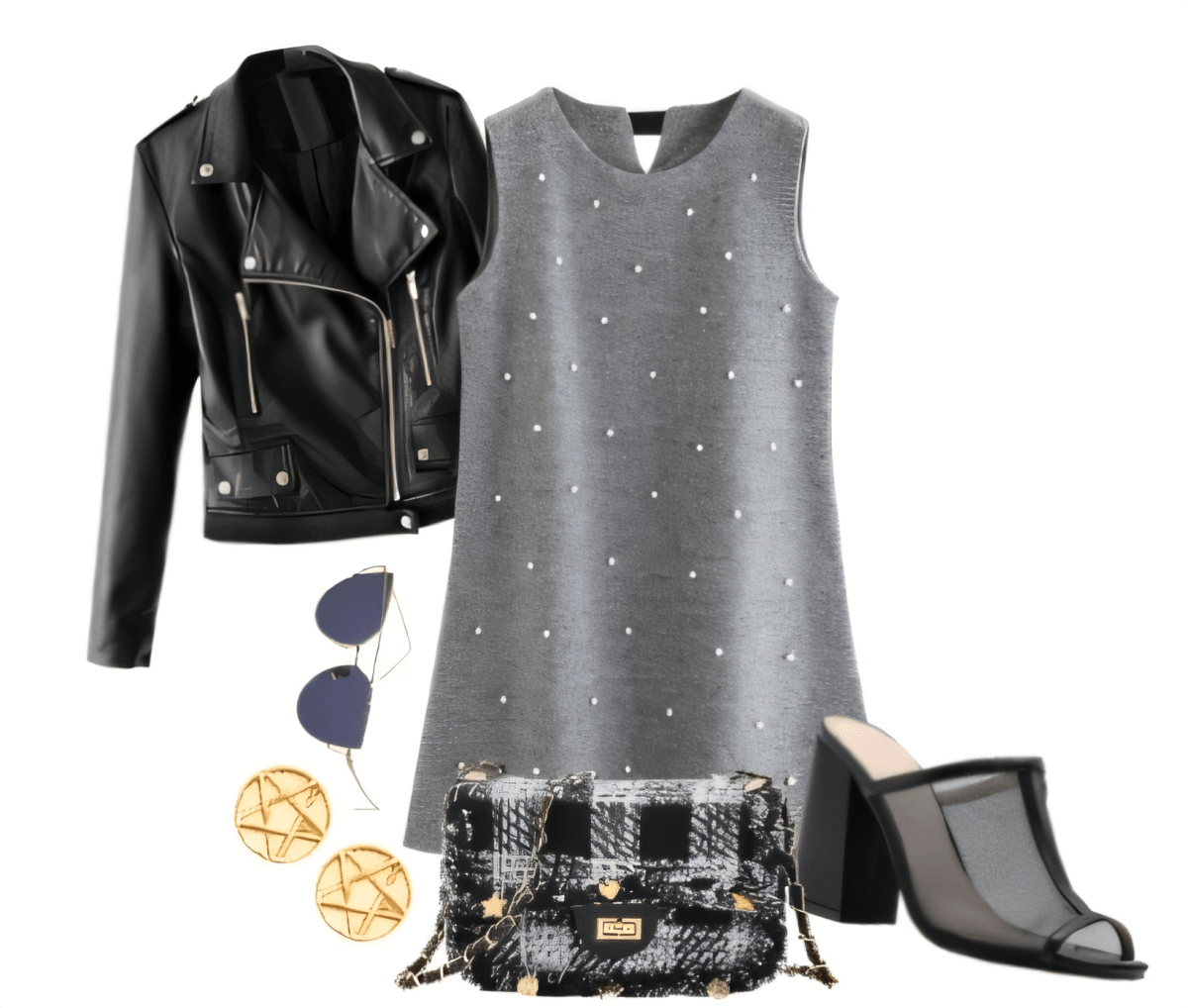 Urban Edge Meets Cozy Chic: The Perfect Day-to-Night Ensemble by neeti