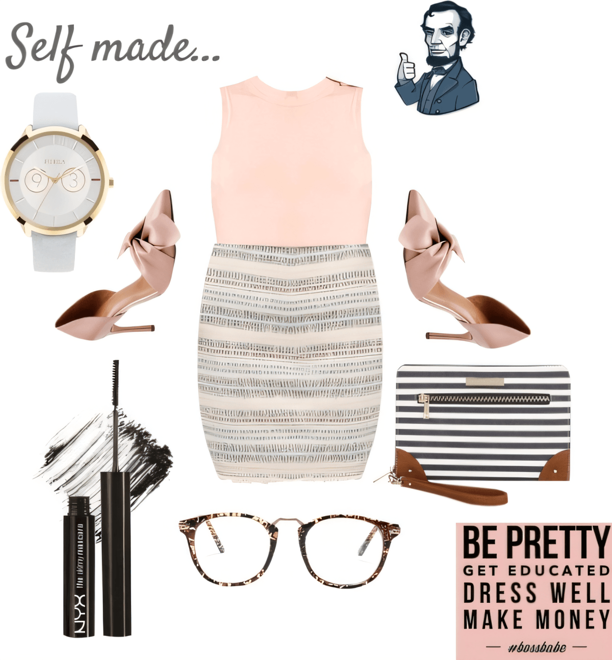 Boss Lady Blush: The Self-Made Success Story Ensemble by Akancha Jain