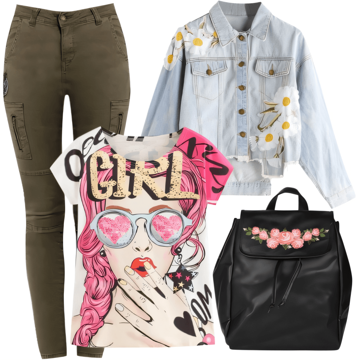 Daisy Dreams & Urban Edge: A Perfect Blend of Sweet & Street Daisy Dreams & Urban Edge: A Perfect Blend of Sweet & Street by Sana Jhnvi