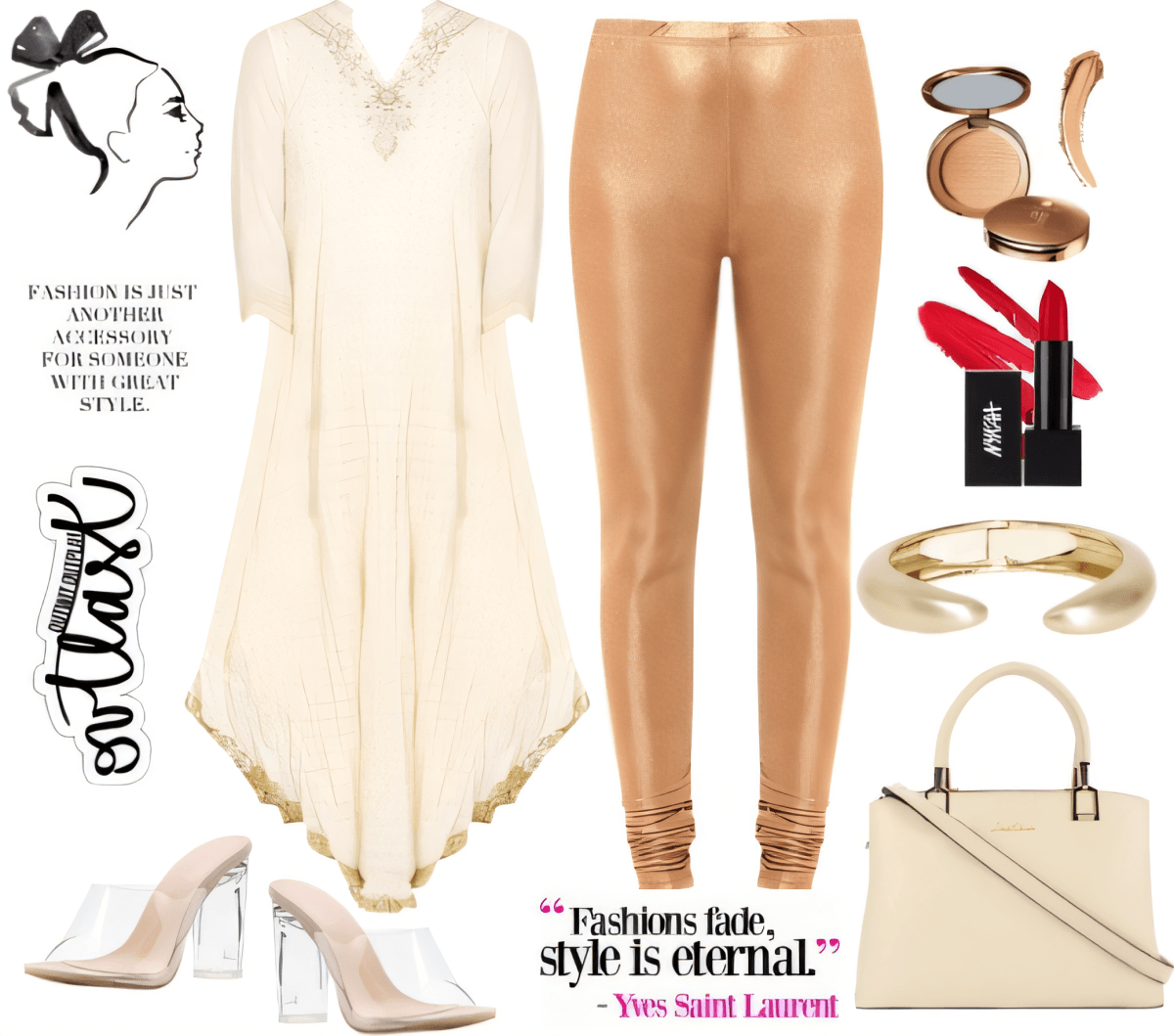 Ethereal Elegance: The Cream Dream Ensemble Ethereal Elegance: The Cream Dream Ensemble by Anchor Aneri Shah Kapadia