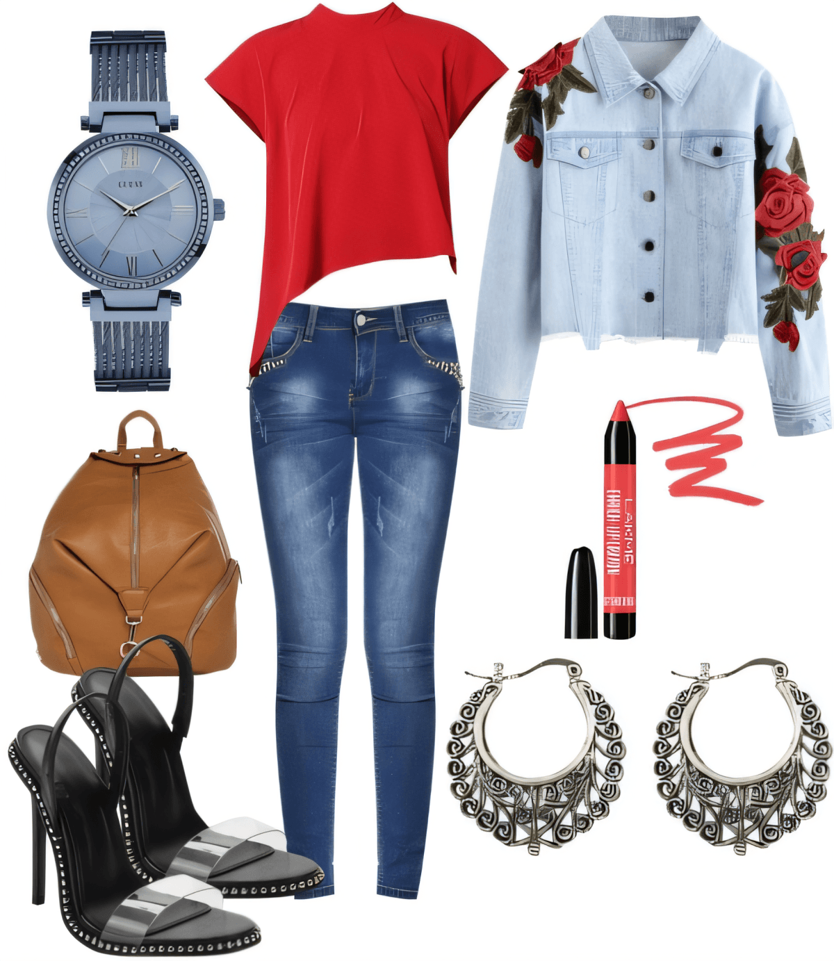 Roses & Rock 'n' Roll: Urban Romance Meets Edge by Aish_lesha