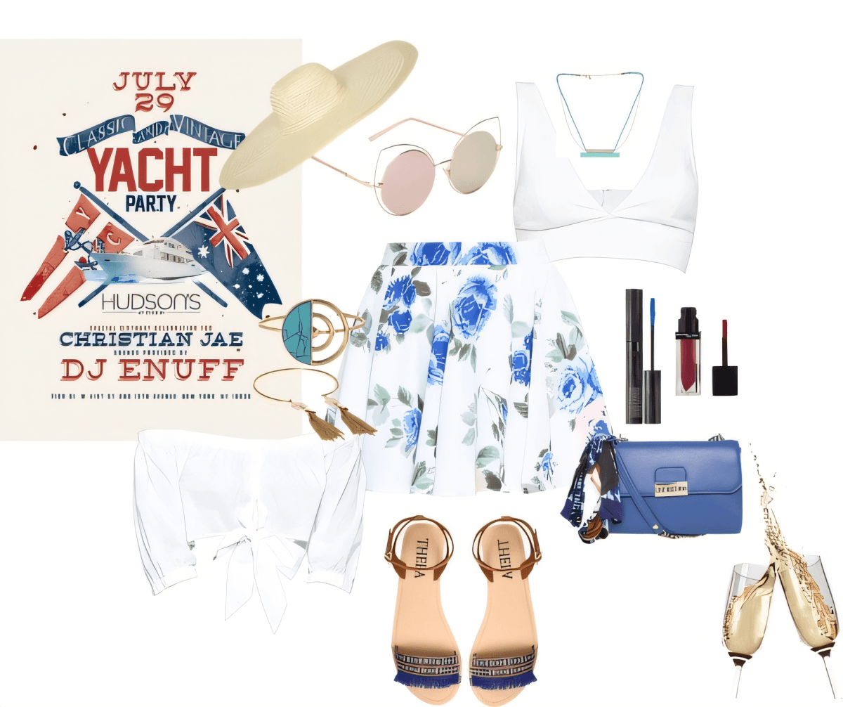 Nautical Chic: Your Perfect Yacht Party Ensemble by Akancha Jain