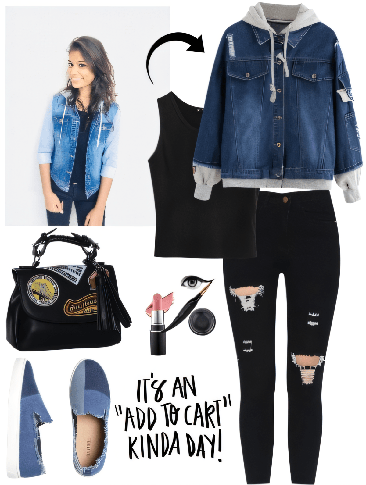 Urban Edge Meets Cozy Comfort: The Perfect Denim-Layered Look by Deepika Maheshwari