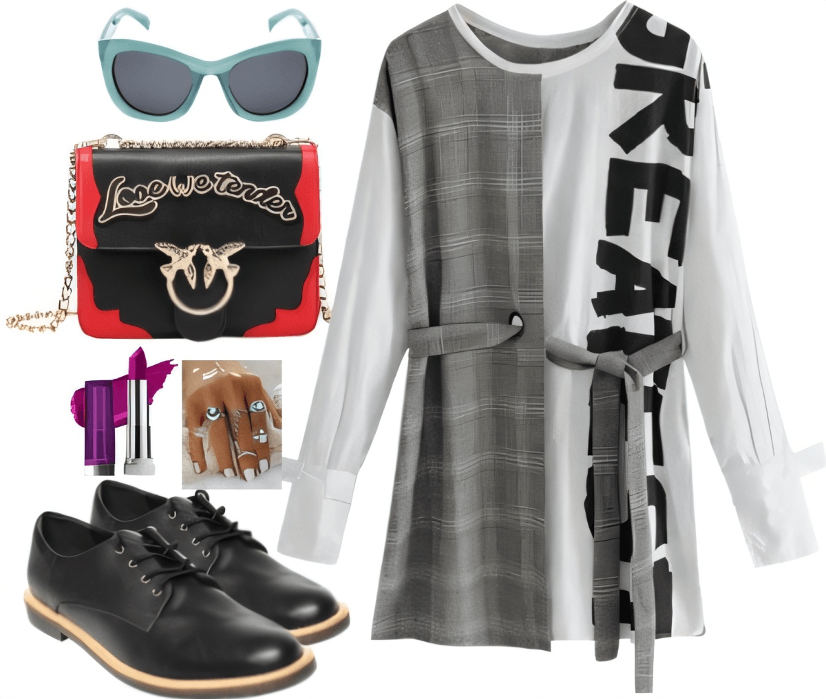 Urban Sophisticate: Monochrome Magic Meets Downtown Edge by radhika