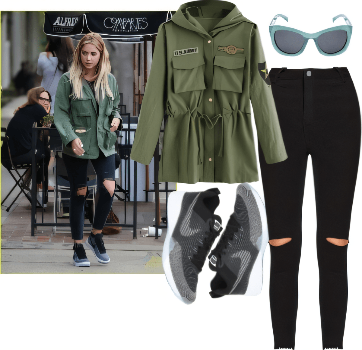 Urban Explorer: Military-Chic Meets Street Style Edge by radhika