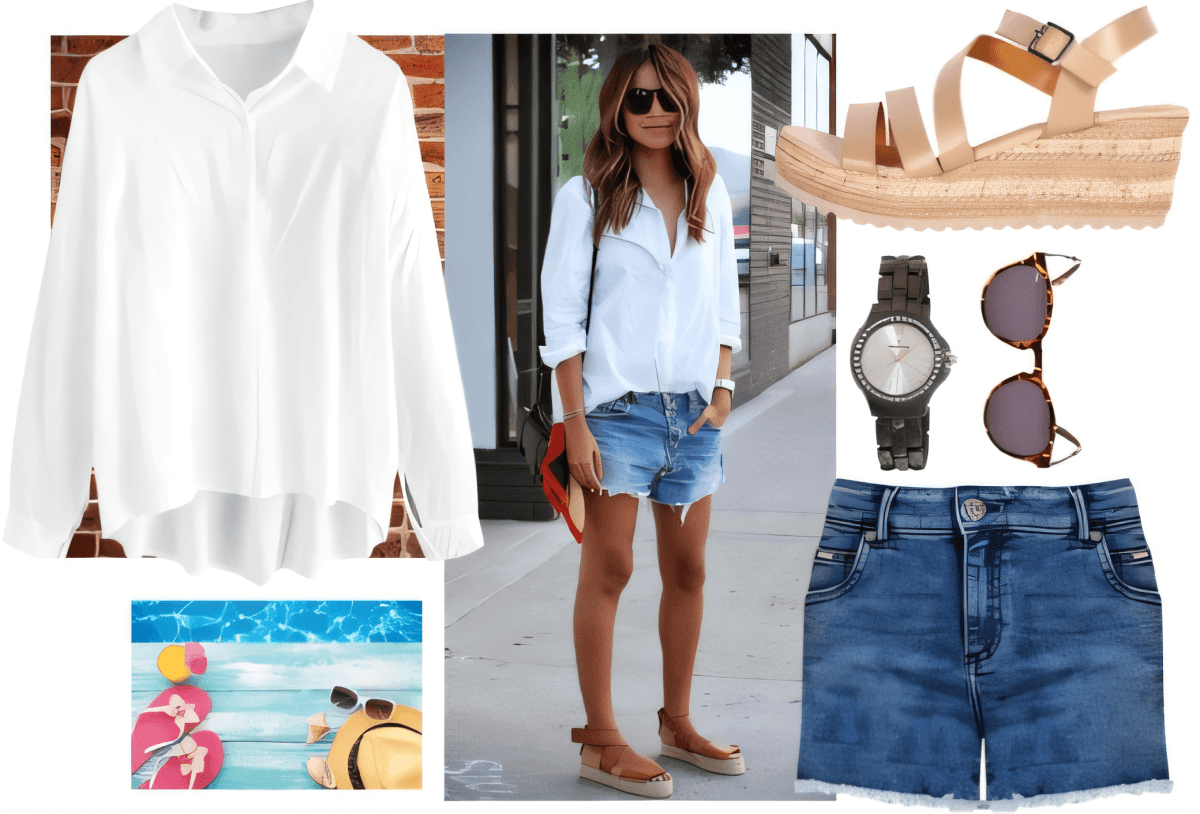 Coastal Chic: The Perfect Summer White & Denim Combo Coastal Chic: The Perfect Summer White & Denim Combo by Archika Popli