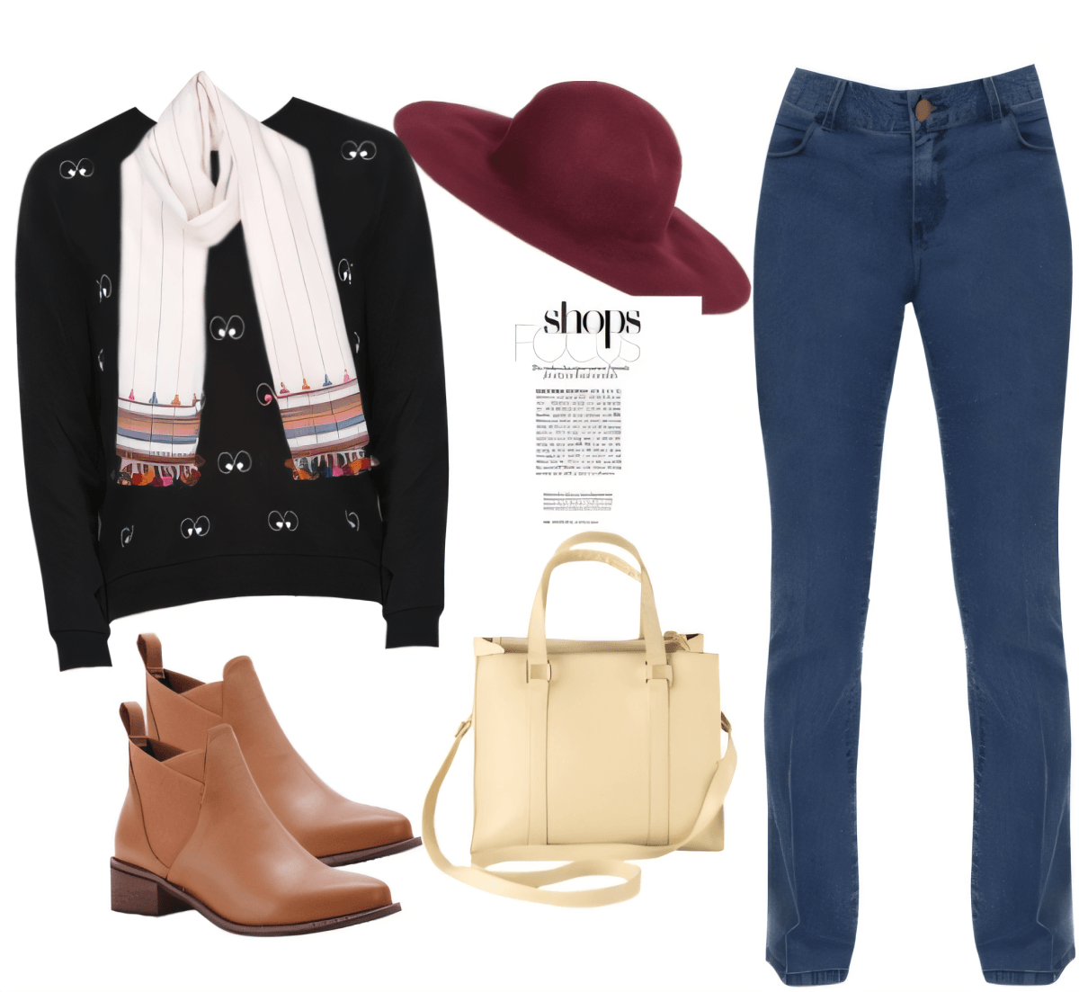 Cozy Chic: Urban Explorer's Dream Ensemble by Rubina Shaikh